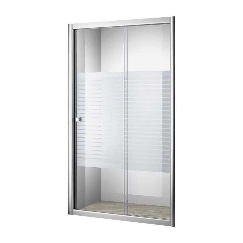 LA FONZA SHOWER ENCLOSURE NAYA SLS1124-LA24-006 ALUMINUM ALUMINUM, ACRYLIC SINGLE SLIDE